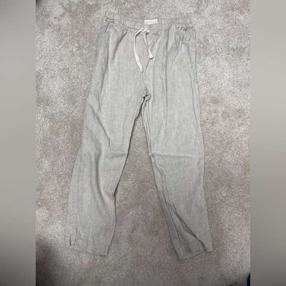 not perfect linen Pants - Not Perfect Linen Pants beige M